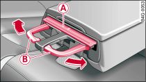 Rear armrest: Rear cup holder*